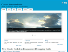 Tablet Screenshot of cloudyheavengames.com